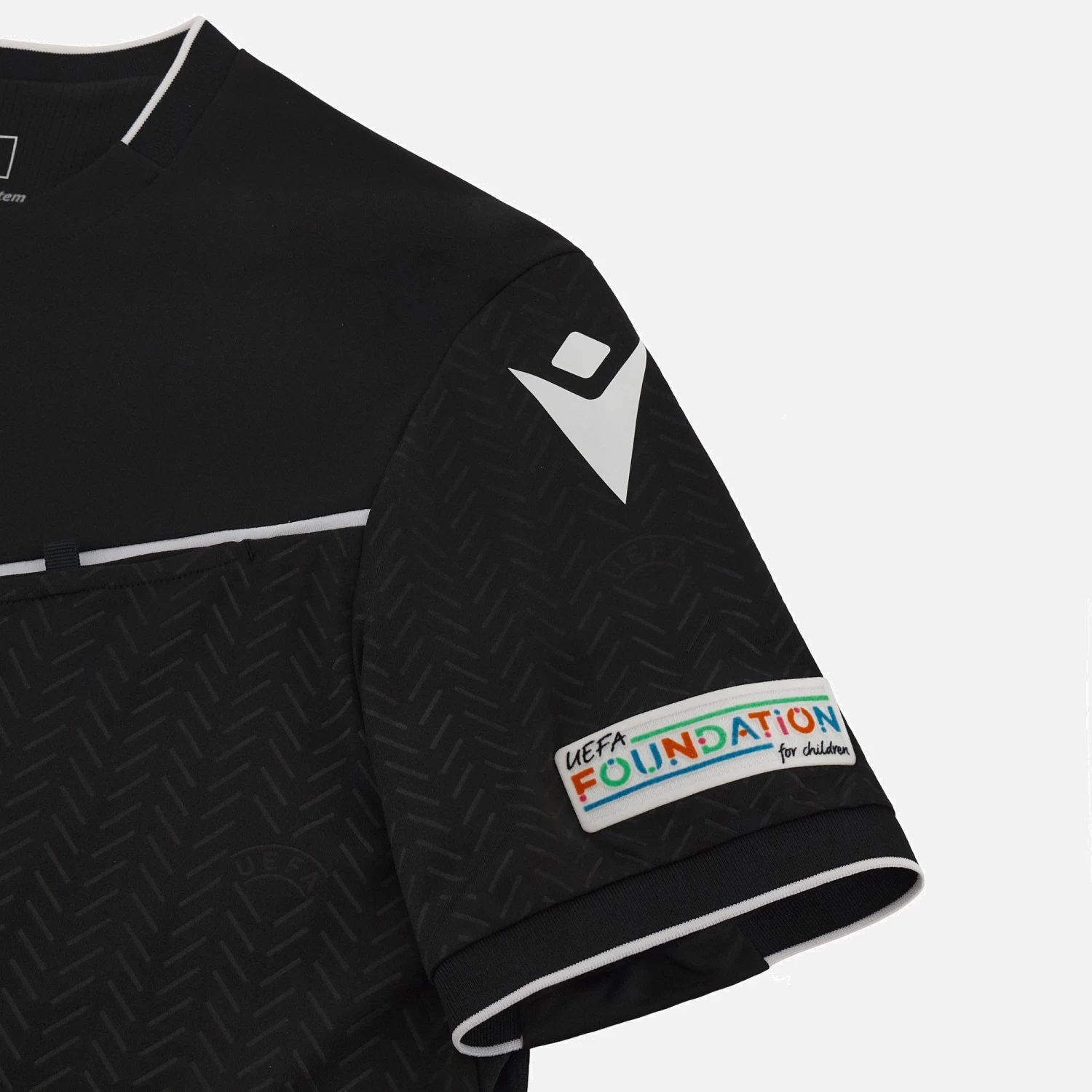 UEFA 2023/25 Referee Woman Black Shirt 5 UEFA 2023/25 Referee Woman Black Shirt - Image 5