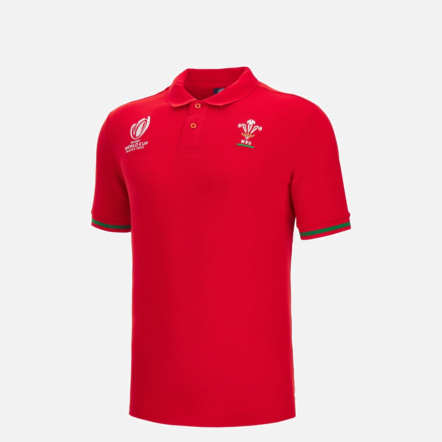 Rugby World Cup 2023 Welsh Rugby Junior Official Polycotton Polo 1 Rugby World Cup 2023 Welsh Rugby Junior Official Polycotton Polo