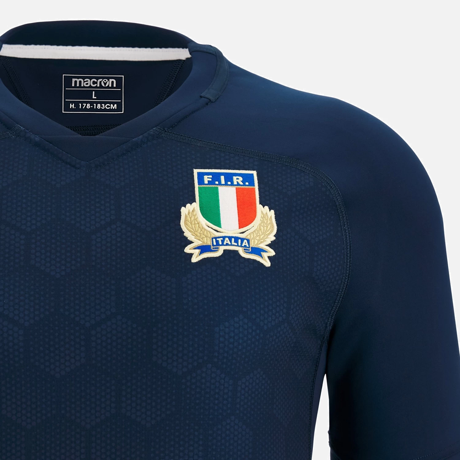 Italia Rugby 2022/23 Adults' Training Rugby Shirt 3 Italia Rugby 2022/23 Adults' Training Rugby Shirt - Image 3
