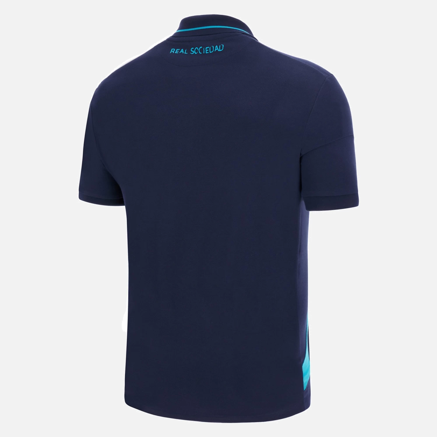 Real Sociedad 2022/23 Adults' Travel Polo Shirt 2 Real Sociedad 2022/23 Adults' Travel Polo Shirt - Image 2