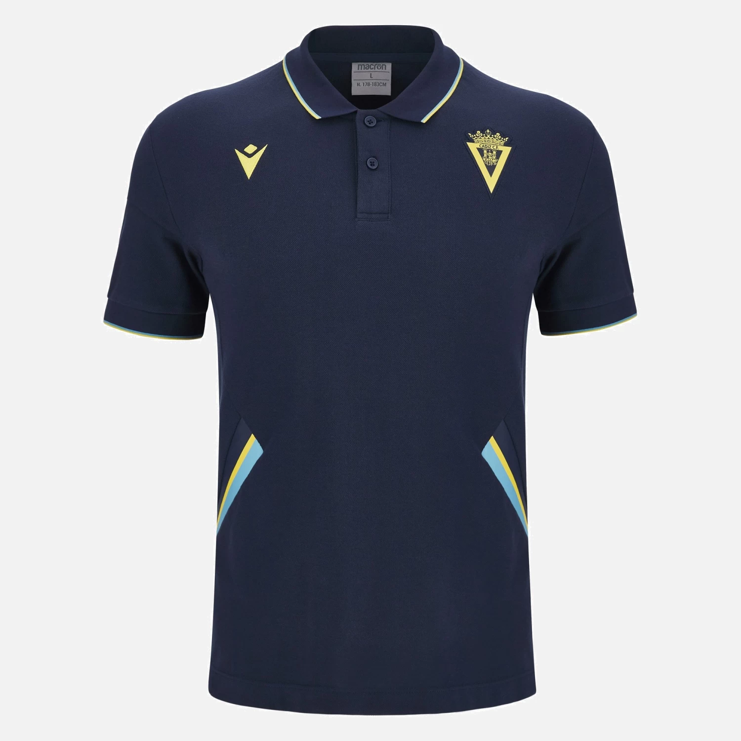 Cádiz CF 2022/23 Adults' Travel Polo Shirt 1 Cádiz CF 2022/23 Adults' Travel Polo Shirt