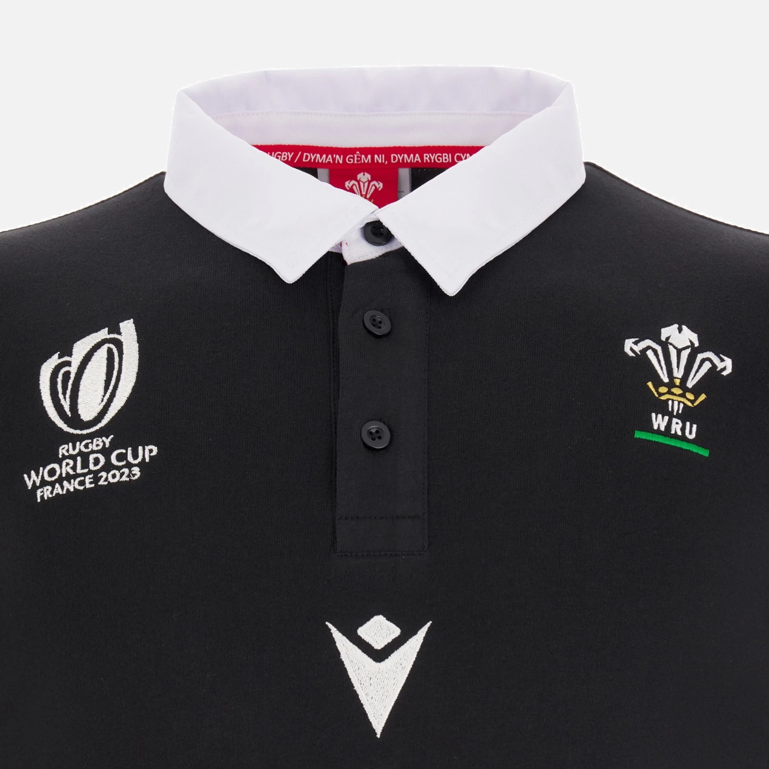 Rugby World Cup 2023 Welsh Rugby Adults' Fan Line Training Rugby Shirt 3 Rugby World Cup 2023 Welsh Rugby Adults' Fan Line Training Rugby Shirt - Image 3