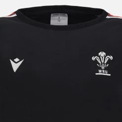 Welsh Rugby 2022/23 Womens Black Leisure Tee -Boutique Jersey Discount Store 24f0fb5aba8375166a03cdd211064d0558559001 03