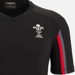 Welsh Rugby 2022/23 Black Training Tee -Boutique Jersey Discount Store 28b85662341cb855e9603a37bf80ac2e58558993 03