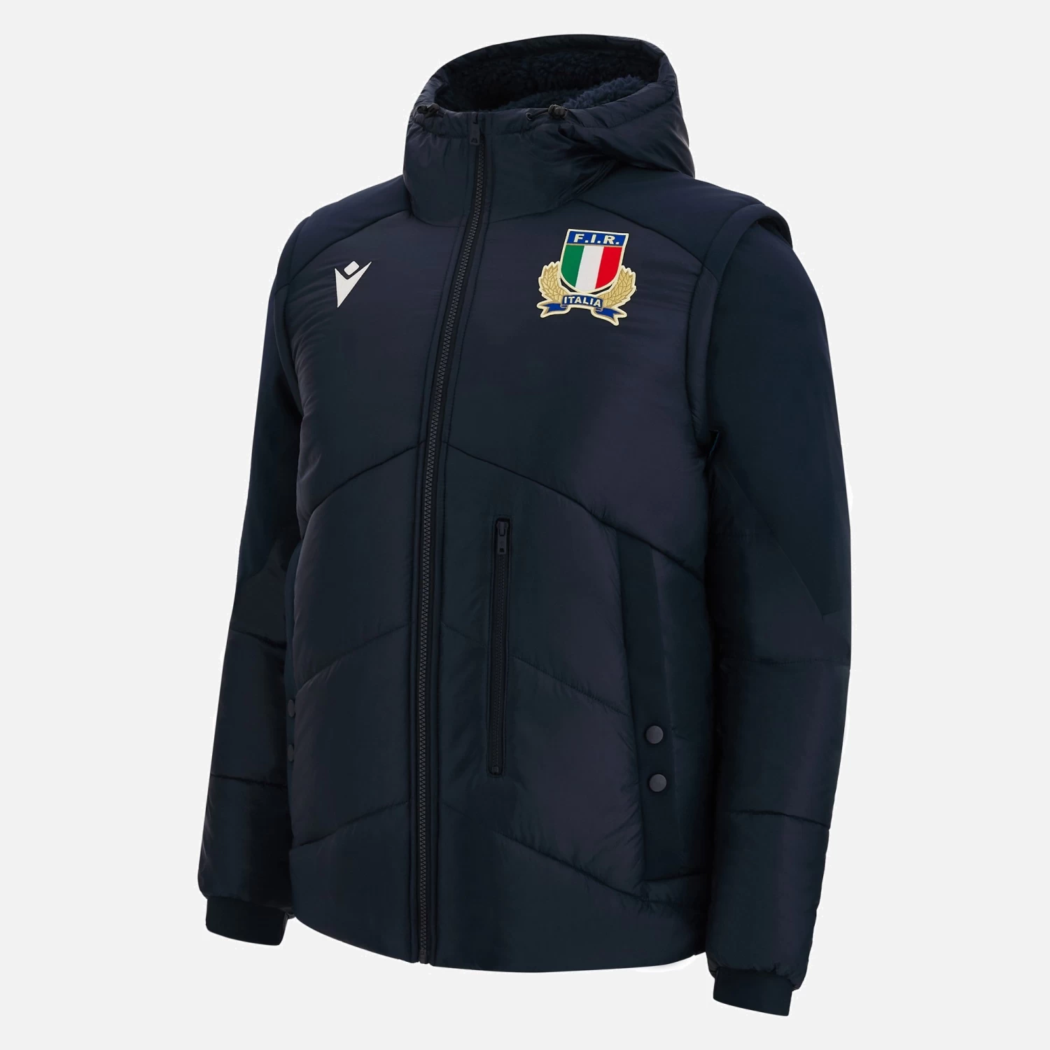Italia Rugby 2022/23 Adults' Official Padded Bomber 1 Italia Rugby 2022/23 Adults' Official Padded Bomber