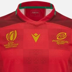 Rugby World Cup 2023 Portugal National Rugby Union Team Adults' Home Replica Shirt -Boutique Jersey Discount Store 334e700bcea4cc2aa30bab4e9ebeb2fc58582870 03