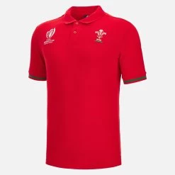 Rugby World Cup 2023 Welsh Rugby Adults' Official Polycotton Polo