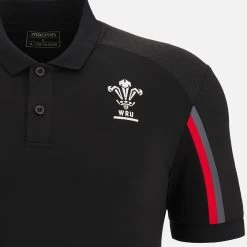 Welsh Rugby 2022/23 Black Travel Tech Polo -Boutique Jersey Discount Store 4e231ba0cc94fa1522b03b4b7f83c90958558995 03