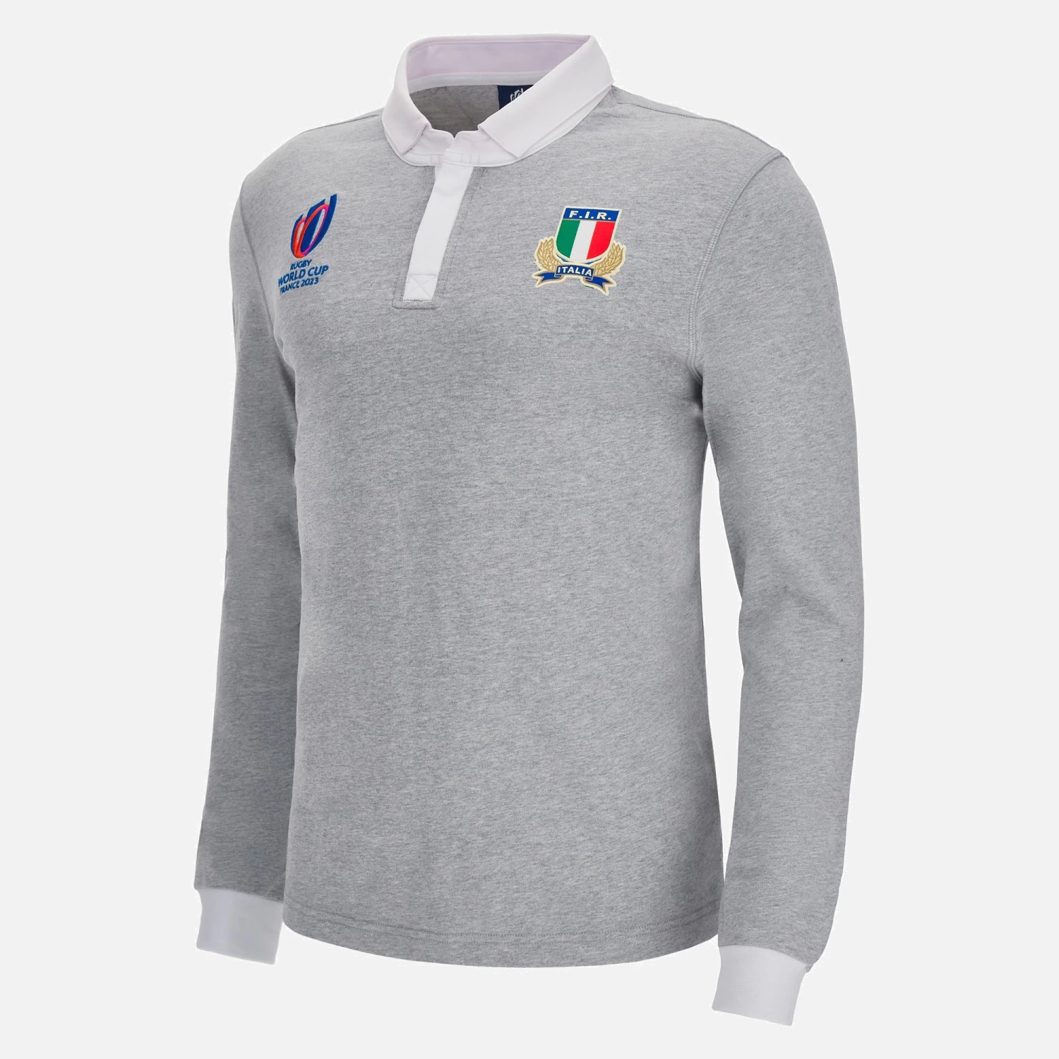 Rugby World Cup 2023 Italia Rugby Adults' Training Rugby Shirt 1 Rugby World Cup 2023 Italia Rugby Adults' Training Rugby Shirt