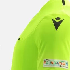 Uefa 2021 Referee Neon Yellow Shirt -Boutique Jersey Discount Store 58130020 03