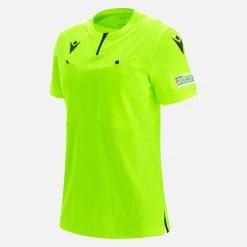 Uefa 2021 Referee Woman Neon Yellow Shirt
