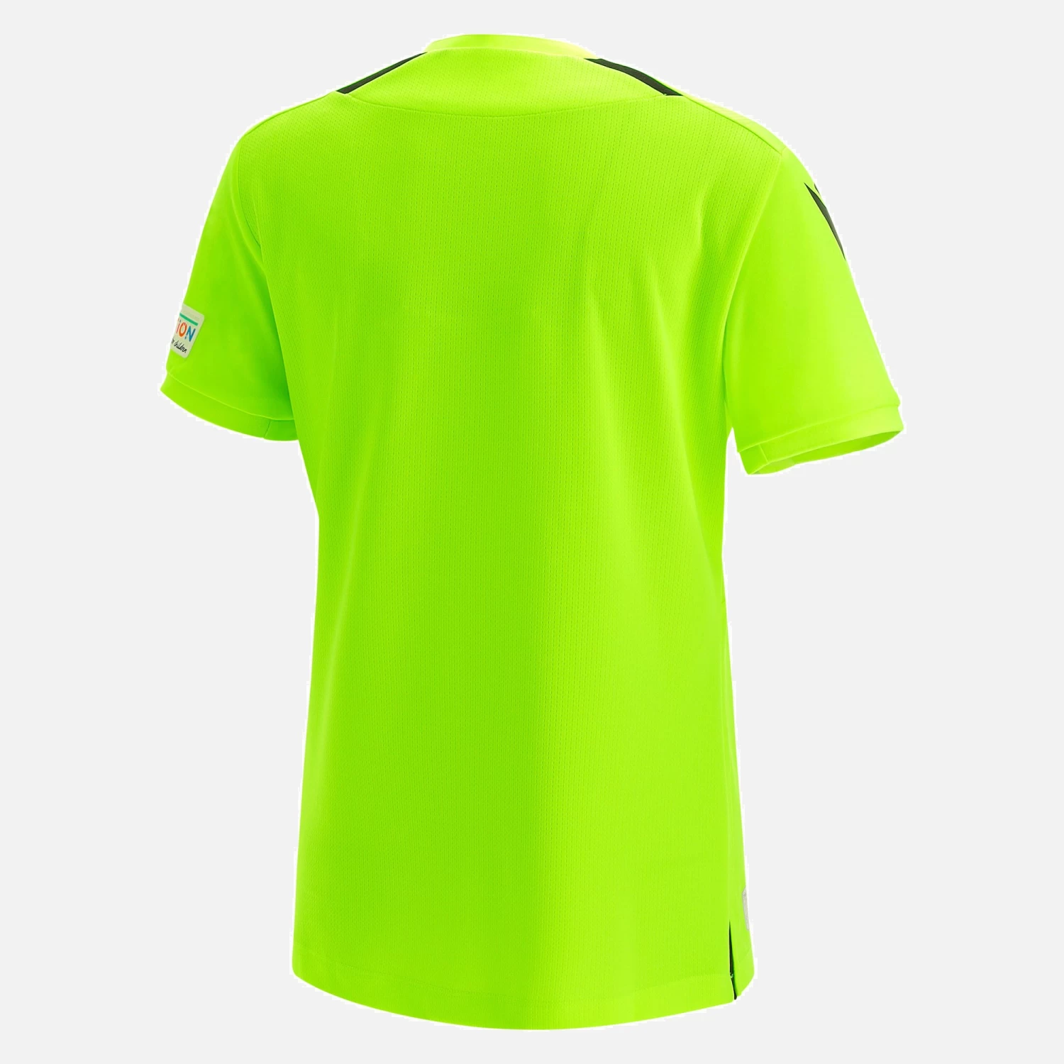 Uefa 2021 Referee Woman Neon Yellow Shirt 2 Uefa 2021 Referee Woman Neon Yellow Shirt - Image 2