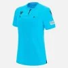 Uefa 2021 Referee Woman Neon Blue Shirt