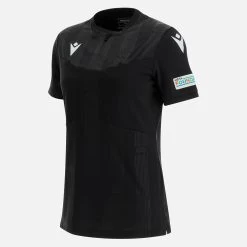 Uefa 2021 Referee Woman Black Shirt