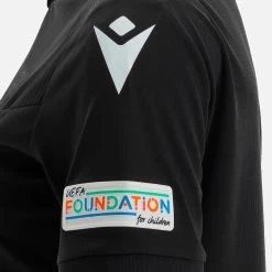 Uefa 2021 Referee Woman Black Shirt -Boutique Jersey Discount Store 58130031 03