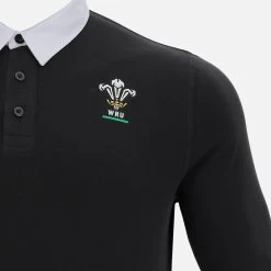 Welsh Rugby 2020/21 Black Cotton Jersey Polo Shirt From The Fans Collection 5 Welsh Rugby 2020/21 Black Cotton Jersey Polo Shirt From The Fans Collection -Boutique Jersey Discount Store 58195694 03