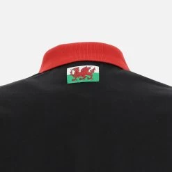 Welsh Rugby 2020/21 Black Women's Polo Shirt From The Fans Collection -Boutique Jersey Discount Store 58195719 04