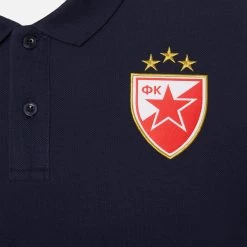 Red Star Belgrade 2020/21 Staff Travel Polo Shirt -Boutique Jersey Discount Store 58199009 04