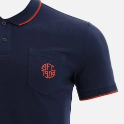 Bologna Fc 2021/22 Fan Line Cotton Pique Polo Shirt 5 Bologna Fc 2021/22 Fan Line Cotton Pique Polo Shirt -Boutique Jersey Discount Store 58536295 03