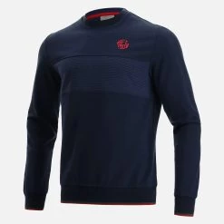 Bologna FC 2021/22 Fan Line Round Neck Raised Fleece Sweatshirt