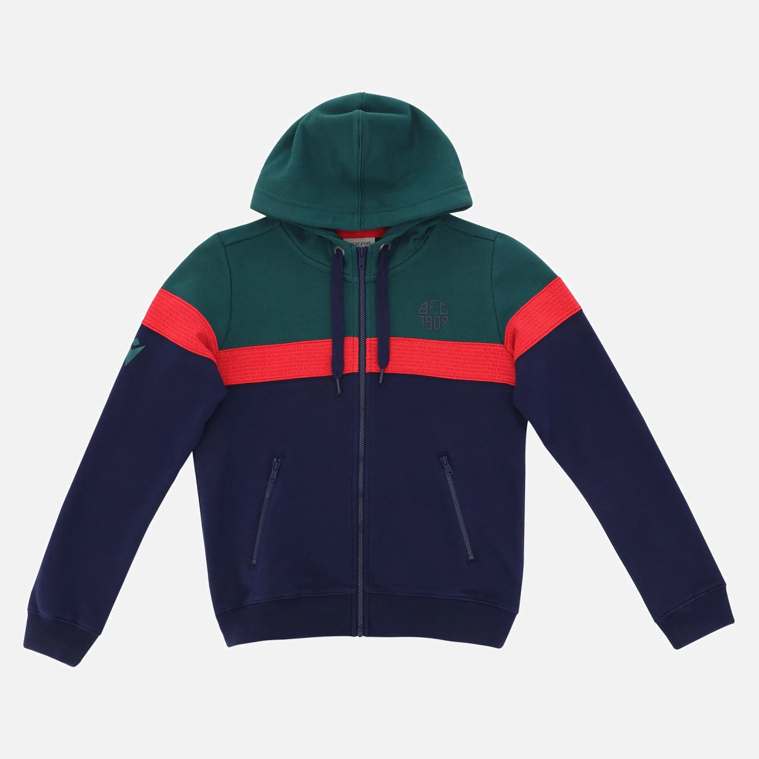 Children’s Bologna FC 2021/22 Fan Line Full-zip Raised Fleece Sweatshirt 1 Children’s Bologna FC 2021/22 Fan Line Full-zip Raised Fleece Sweatshirt