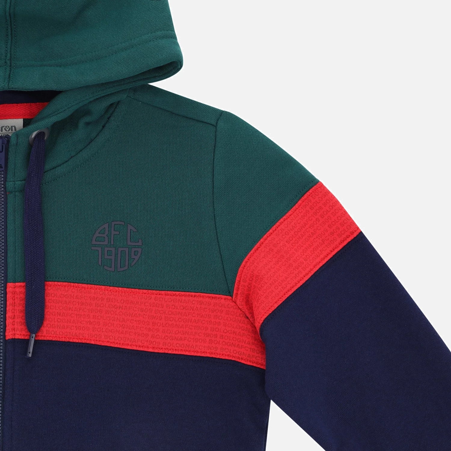 Children’s Bologna FC 2021/22 Fan Line Full-zip Raised Fleece Sweatshirt 3 Children’s Bologna FC 2021/22 Fan Line Full-zip Raised Fleece Sweatshirt - Image 3