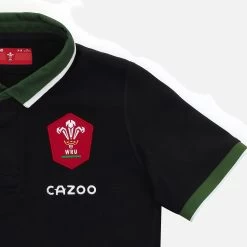 Welsh Rugby 2021/22 Junior Short Sleeve Away Cotton Replica Shirt -Boutique Jersey Discount Store 58537501 03