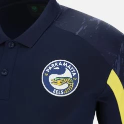 Parramatta Eels 2021/22 Adults' Player Travel Polo Shirt -Boutique Jersey Discount Store 58543662 03