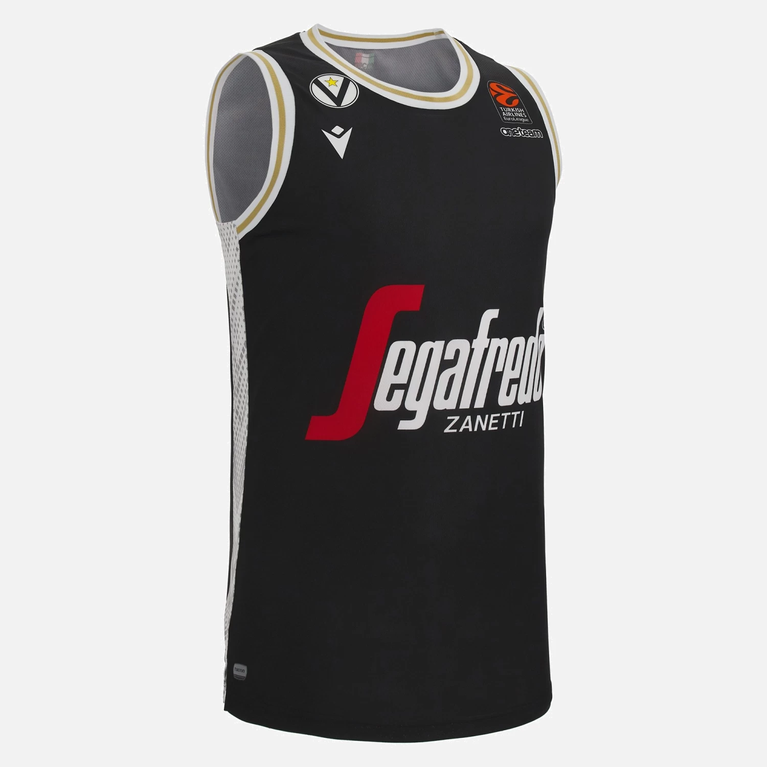 Virtus Bologna Europa 2022/23 Adults' Home Singlet 1 Virtus Bologna Europa 2022/23 Adults' Home Singlet