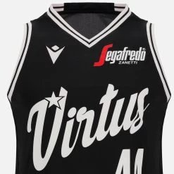 Virtus Bologna Iconic Collection 2022/23 Adults' Black Singlet -Boutique Jersey Discount Store 65f78dc84e7b07f3c99878ed758976cb58577231 03