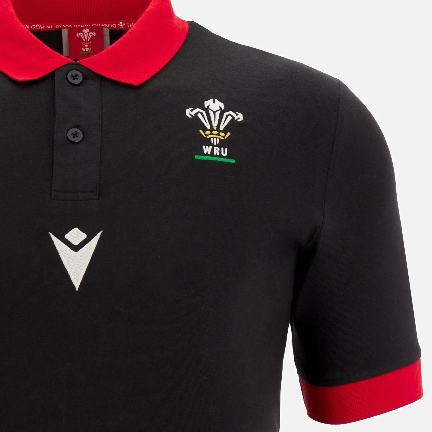 Rugby World Cup 2023 Welsh Rugby Junior Fan Line Cotton Piquet Polo Shirt 3 Rugby World Cup 2023 Welsh Rugby Junior Fan Line Cotton Piquet Polo Shirt - Image 3