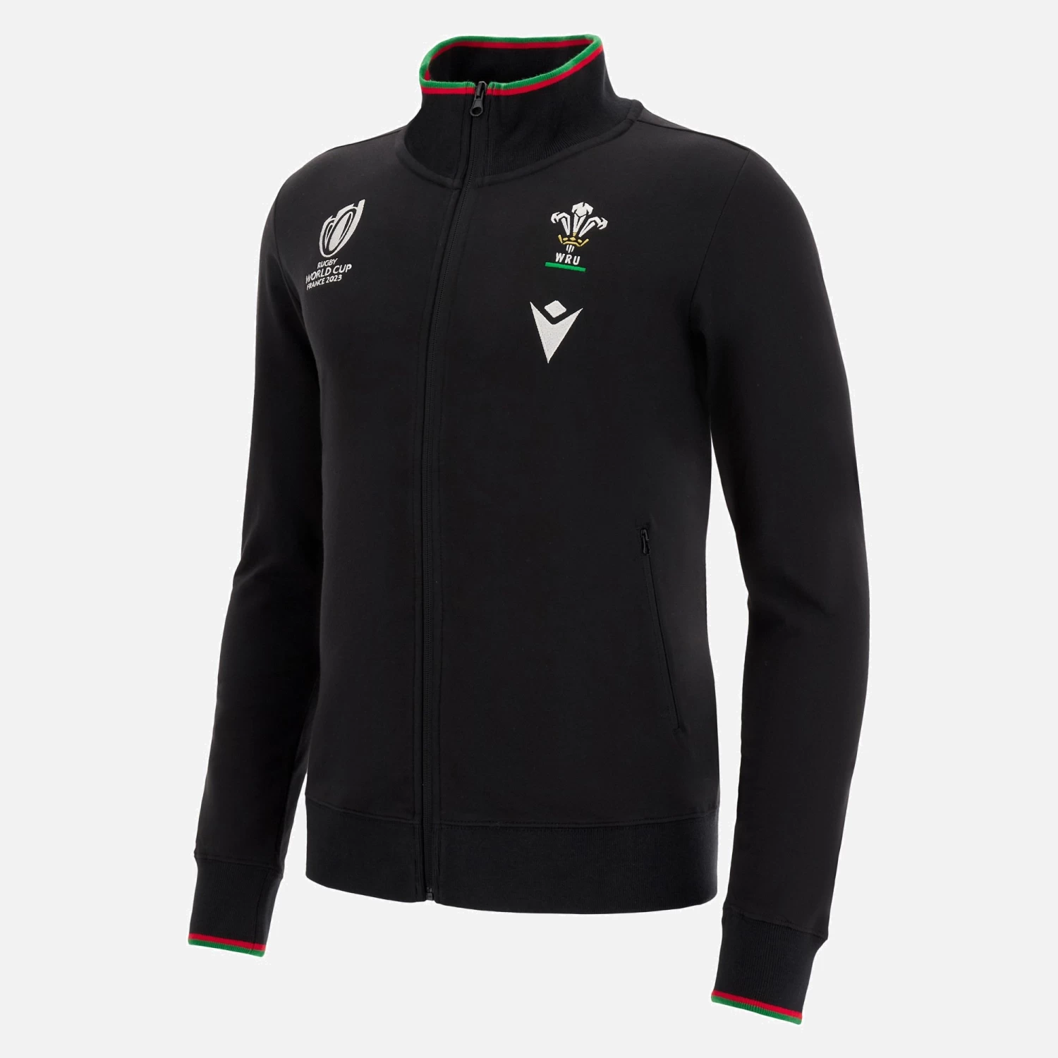 Rugby World Cup 2023 Welsh Rugby Adults' Fan Line Full Zip Sweatshirt 1 Rugby World Cup 2023 Welsh Rugby Adults' Fan Line Full Zip Sweatshirt
