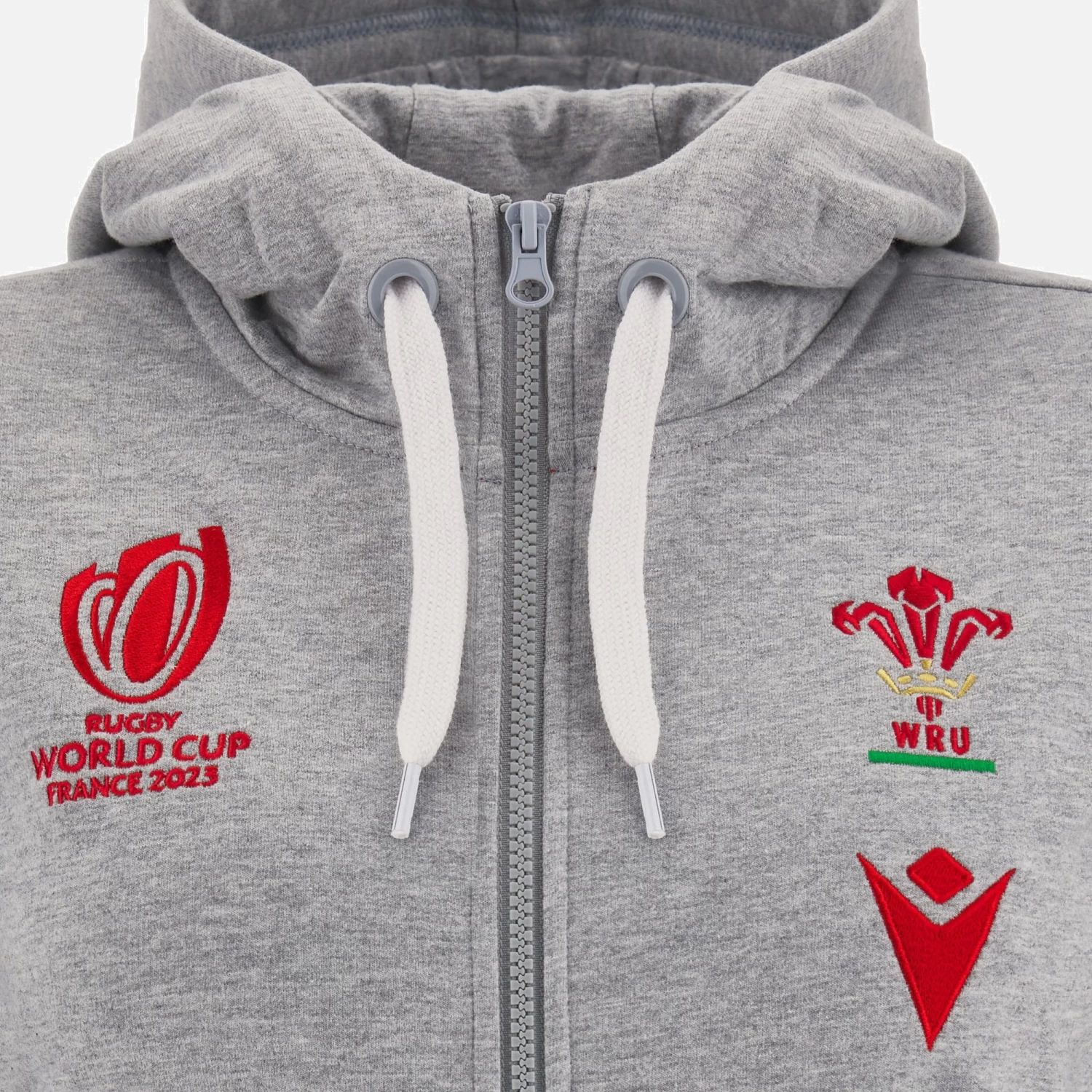 Rugby World Cup 2023 Welsh Rugby Woman Fan Line Full Zip Sweatshirt 3 Rugby World Cup 2023 Welsh Rugby Woman Fan Line Full Zip Sweatshirt - Image 3