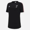 Welsh Rugby 2022/23 Womens Black Leisure Tee