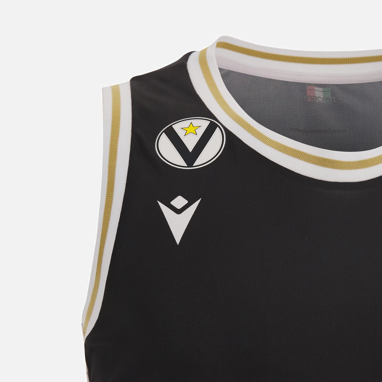 Virtus Bologna Europa 2022/23 Adults' Home Singlet 3 Virtus Bologna Europa 2022/23 Adults' Home Singlet - Image 3