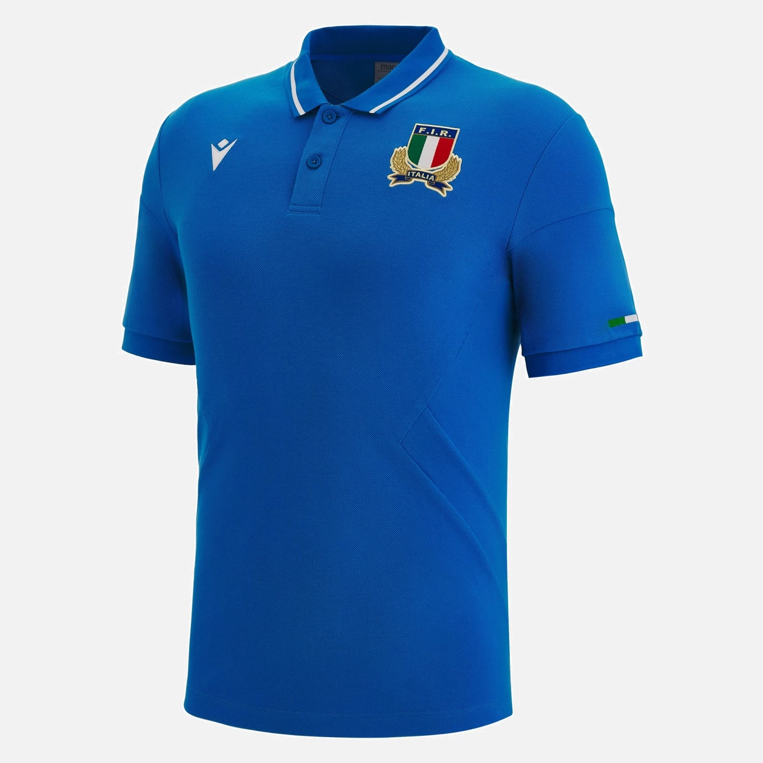 Italia Rugby 2022/23 Adults' Travel Polo Shirt 1 Italia Rugby 2022/23 Adults' Travel Polo Shirt