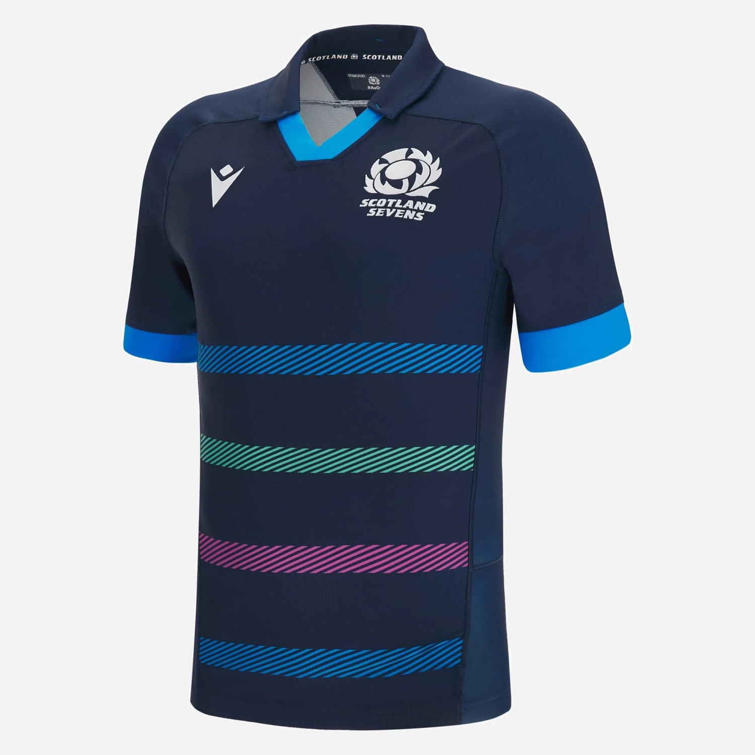 Scotland Rugby 2022/23 7s Home Body Fit Match Shirt 1 Scotland Rugby 2022/23 7s Home Body Fit Match Shirt