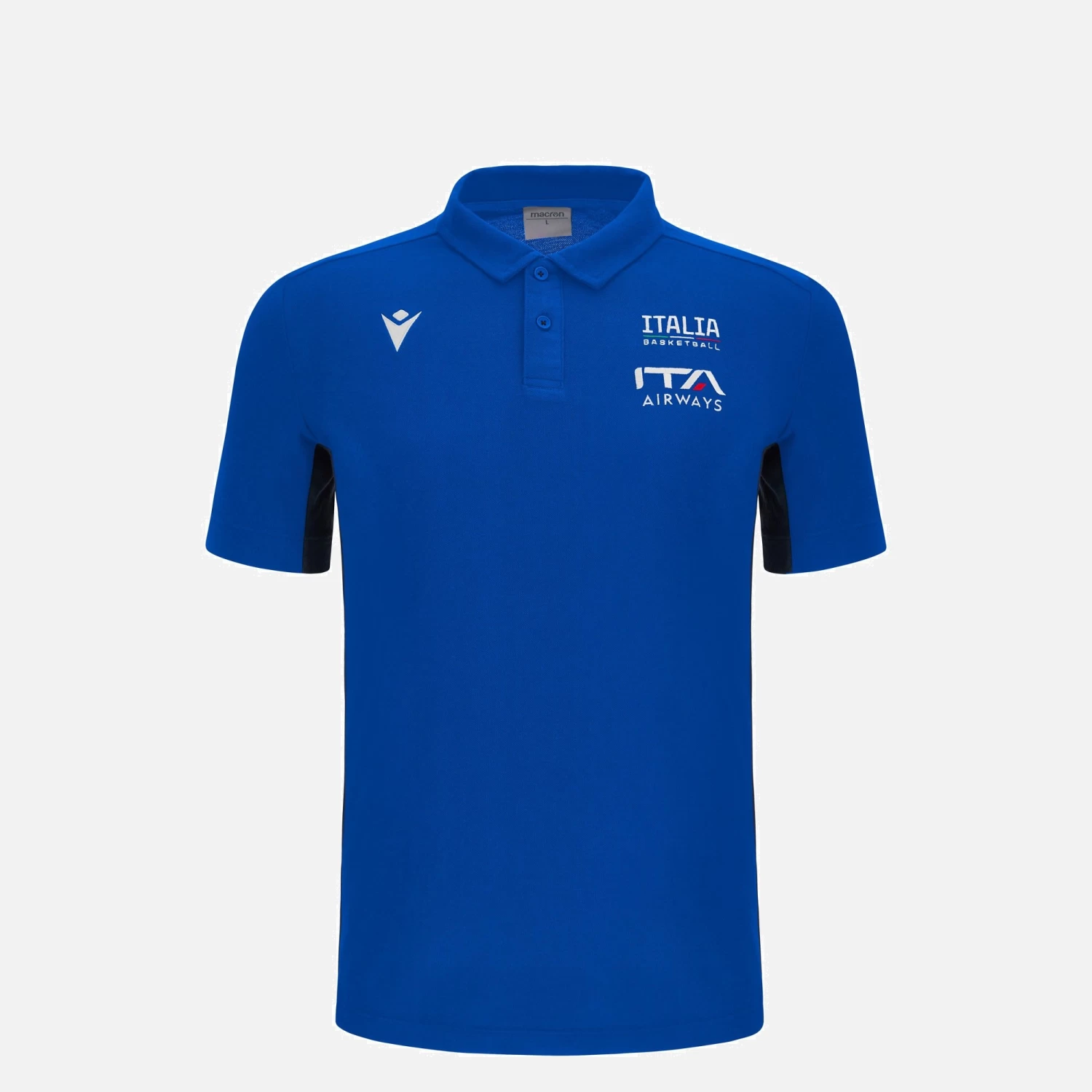 Italbasket 2023/24 Junior Official Polycotton Polo 1 Italbasket 2023/24 Junior Official Polycotton Polo