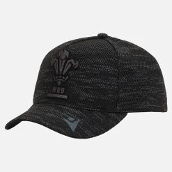 Welsh Rugby Black Trucker Cap
