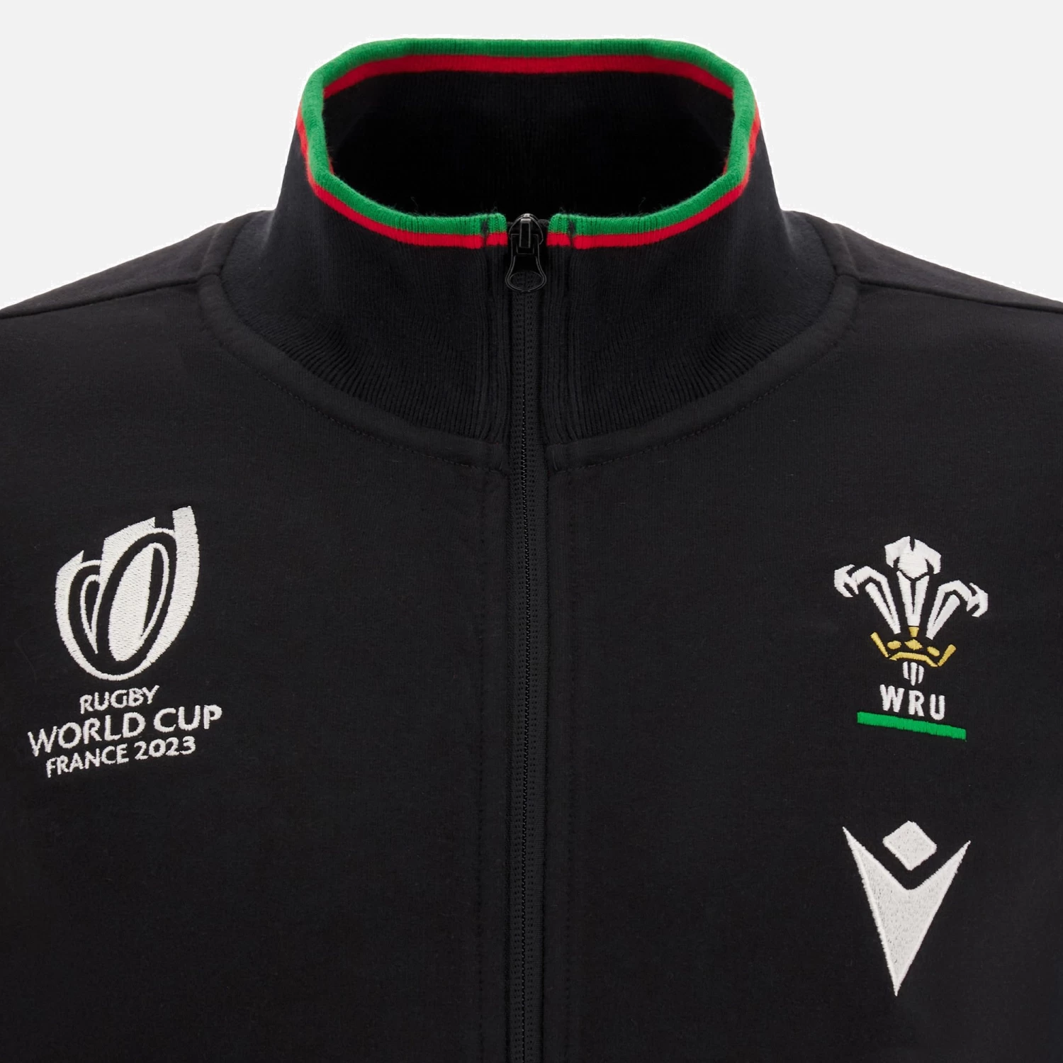 Rugby World Cup 2023 Welsh Rugby Adults' Fan Line Full Zip Sweatshirt 3 Rugby World Cup 2023 Welsh Rugby Adults' Fan Line Full Zip Sweatshirt - Image 3