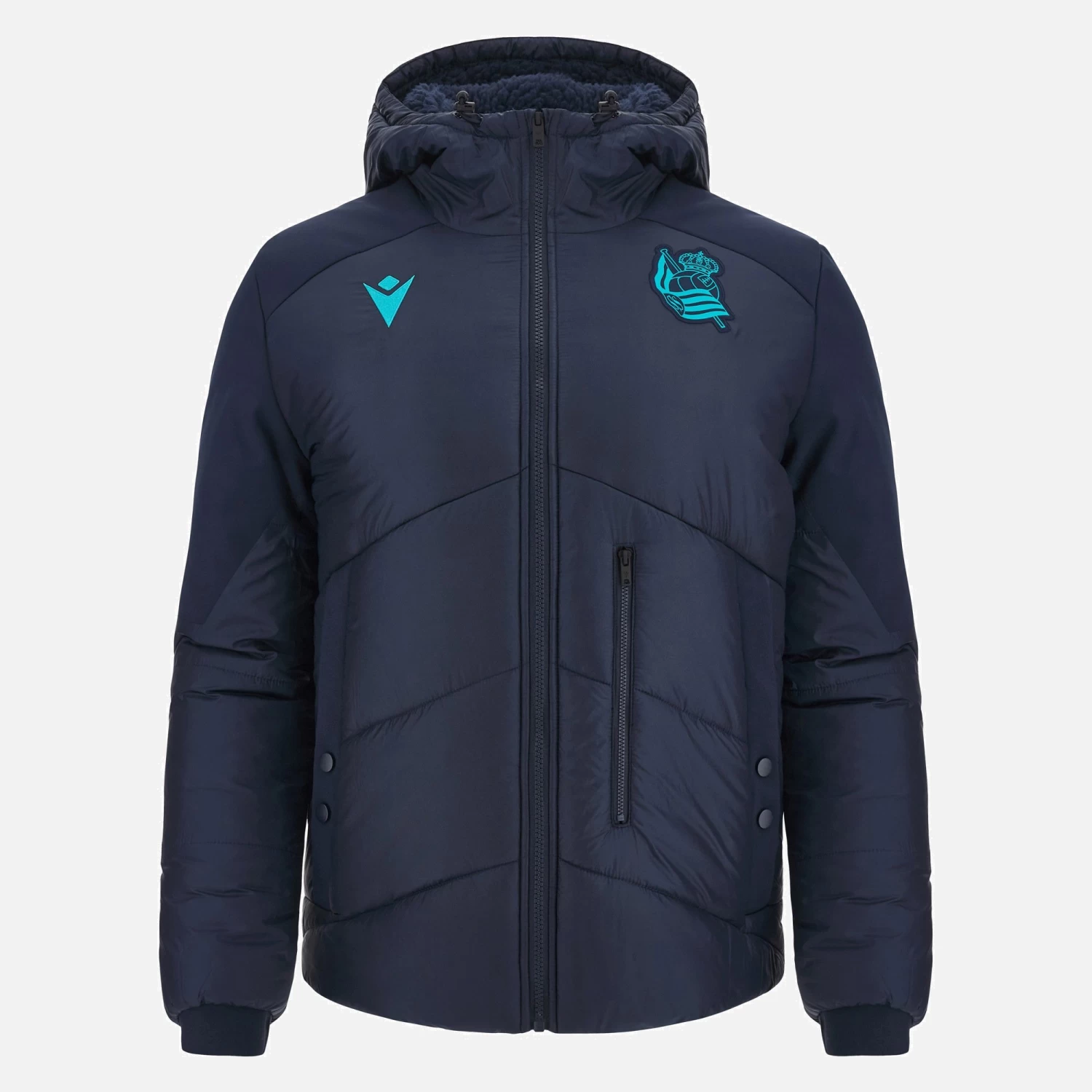 Real Sociedad 2022/23 Adults' Official Padded Bomber 1 Real Sociedad 2022/23 Adults' Official Padded Bomber