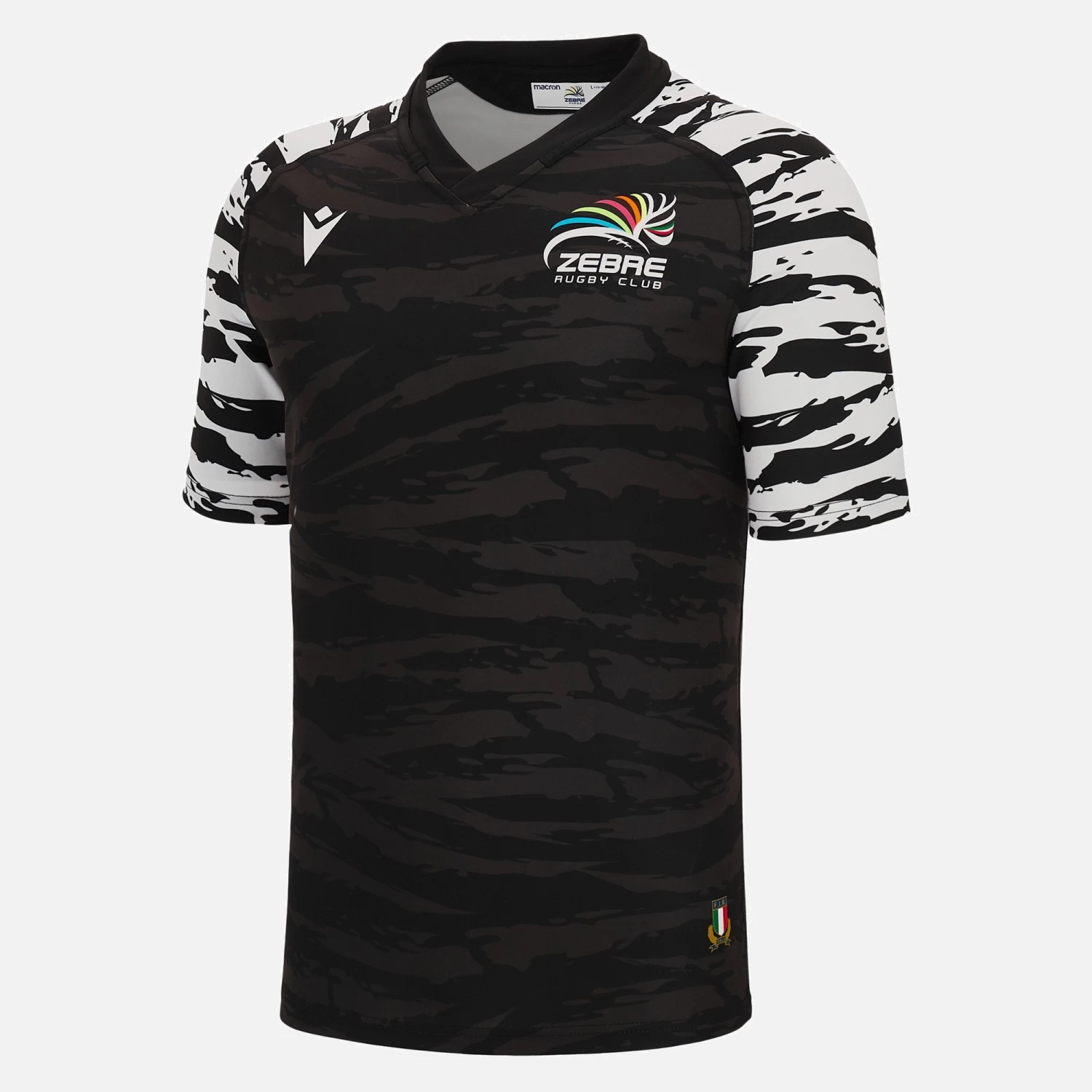 Zebre Rugby 2022/23 Adults' Training Shirt 1 Zebre Rugby 2022/23 Adults' Training Shirt