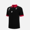 Rugby World Cup 2023 Welsh Rugby Junior Fan Line Cotton Piquet Polo Shirt