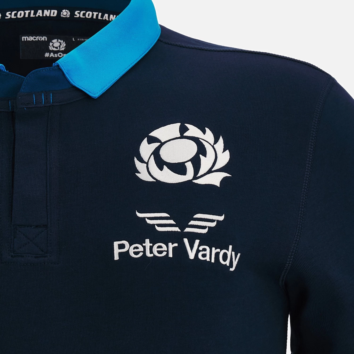 Scotland Rugby 2022/23 Long Sleeve Home Cotton Replica Shirt 3 Scotland Rugby 2022/23 Long Sleeve Home Cotton Replica Shirt - Image 3
