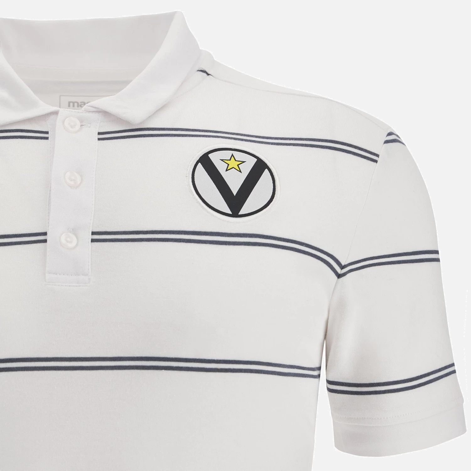 Virtus Bologna 2022/23 Adults' Official Polycotton Polo 3 Virtus Bologna 2022/23 Adults' Official Polycotton Polo - Image 3