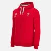 Rugby World Cup 2023 Welsh Rugby Adults' Full Zip Cotton Hooded Sweatshirt