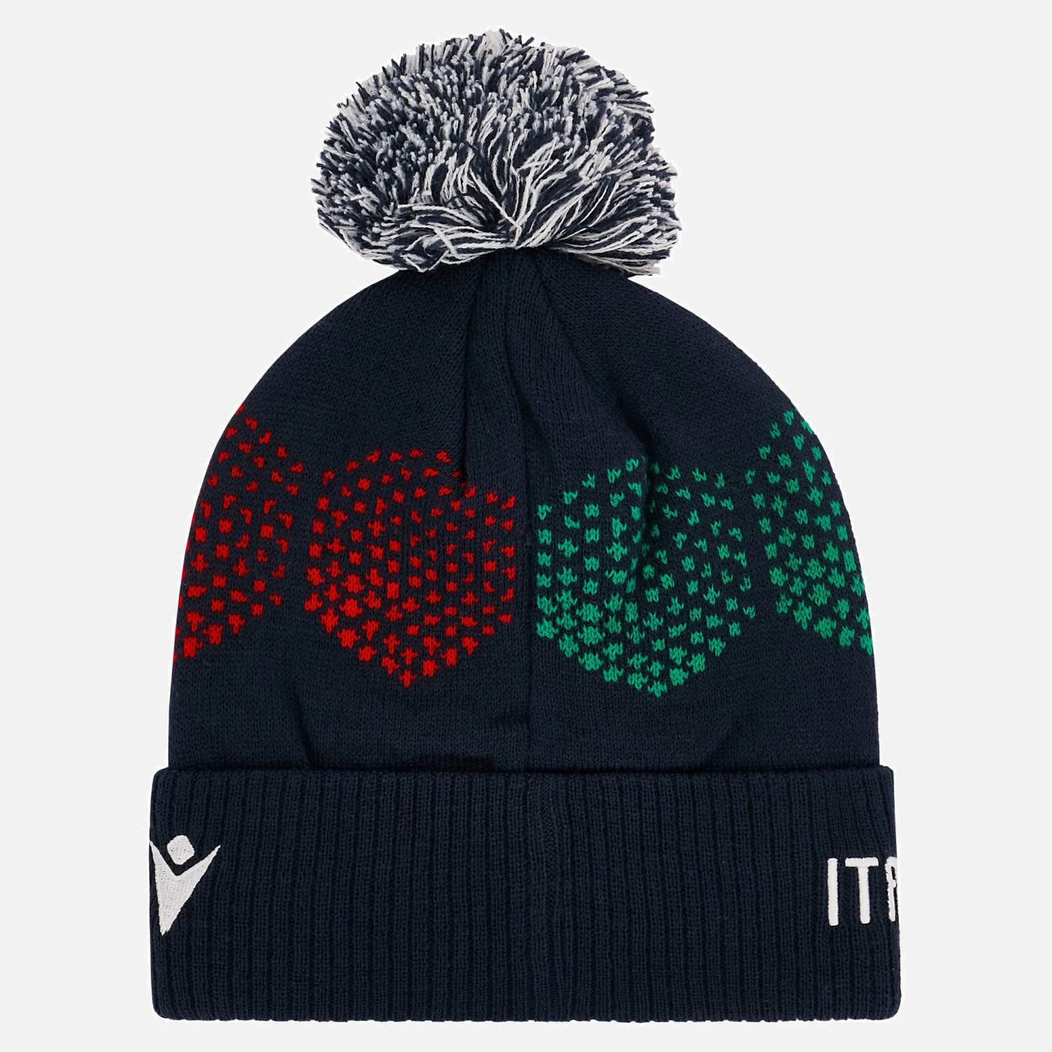 Italia Rugby 2022/23 Adults' Hat With Pompom 3 Italia Rugby 2022/23 Adults' Hat With Pompom - Image 3