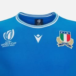 Rugby World Cup 2023 Italia Rugby Junior Official Polycotton T-shirt -Boutique Jersey Discount Store f64223ec697c535b49147c6acf7849f758564017 03