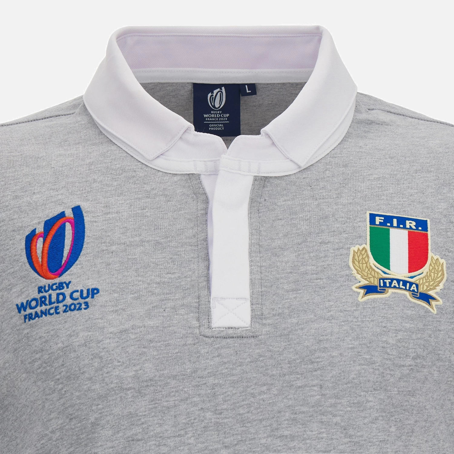 Rugby World Cup 2023 Italia Rugby Adults' Training Rugby Shirt 3 Rugby World Cup 2023 Italia Rugby Adults' Training Rugby Shirt - Image 3